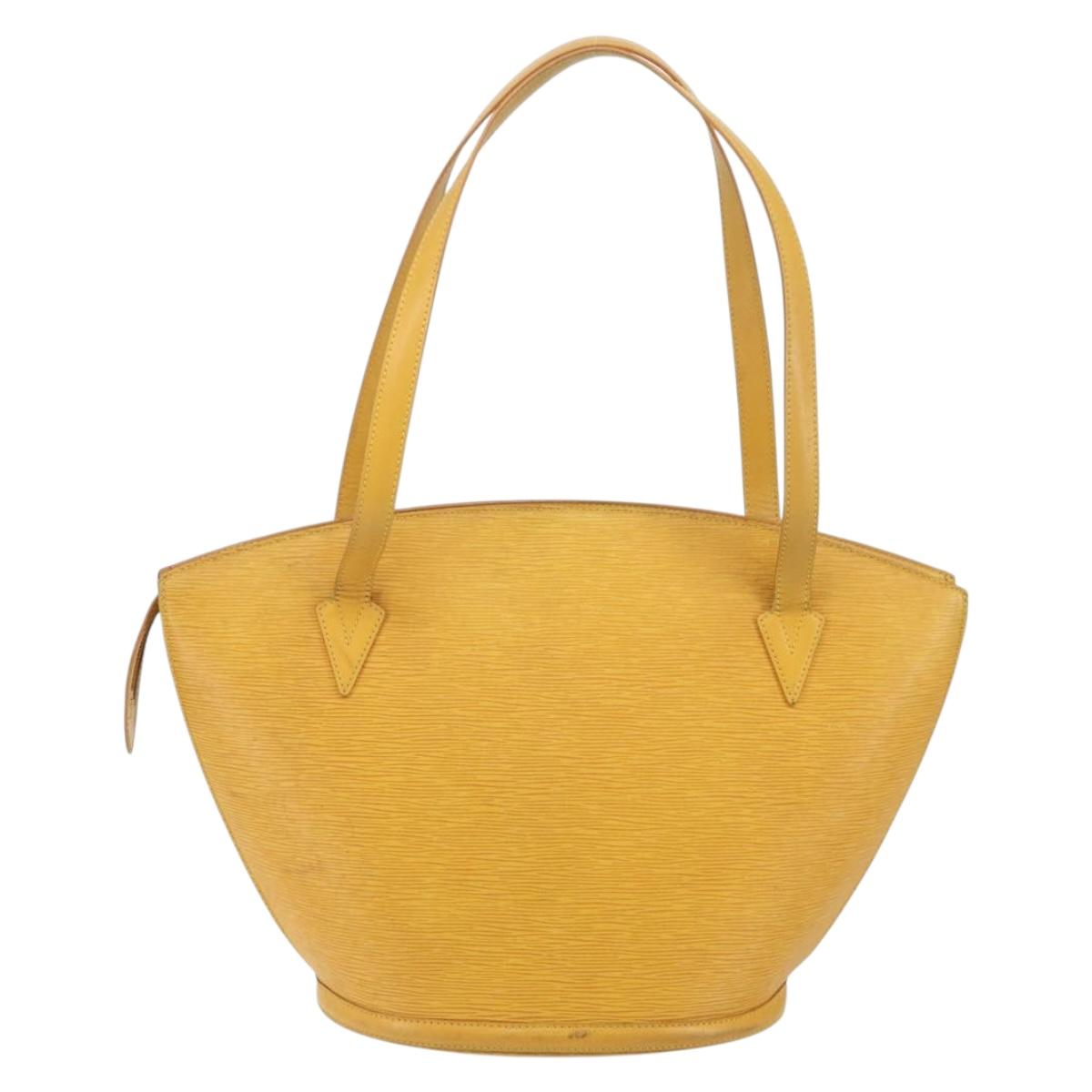 LOUIS VUITTON Epi Saint Jacques Shopping Shoulder Bag Yellow M52269 Auth 144283