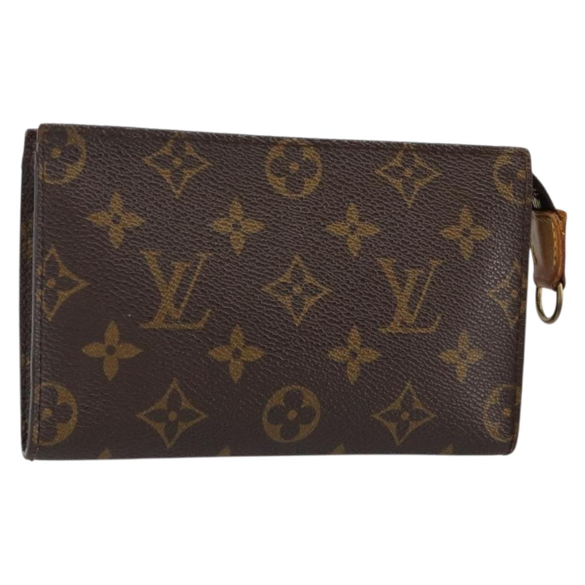 LOUIS VUITTON Monogram Bucket PM Accessory Pouch LV Auth 144291