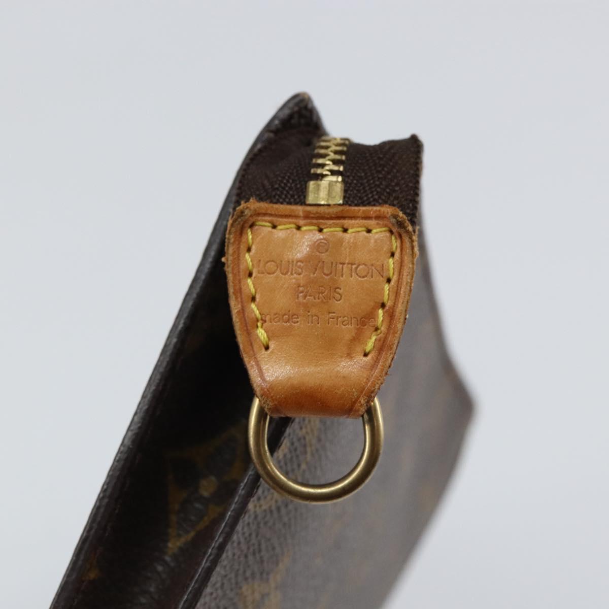 LOUIS VUITTON Monogram Bucket PM Accessory Pouch LV Auth 144291