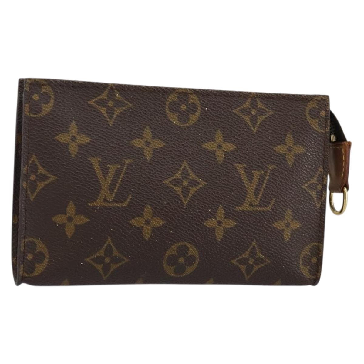 LOUIS VUITTON Monogram Bucket PM Accessory Pouch LV Auth 144292