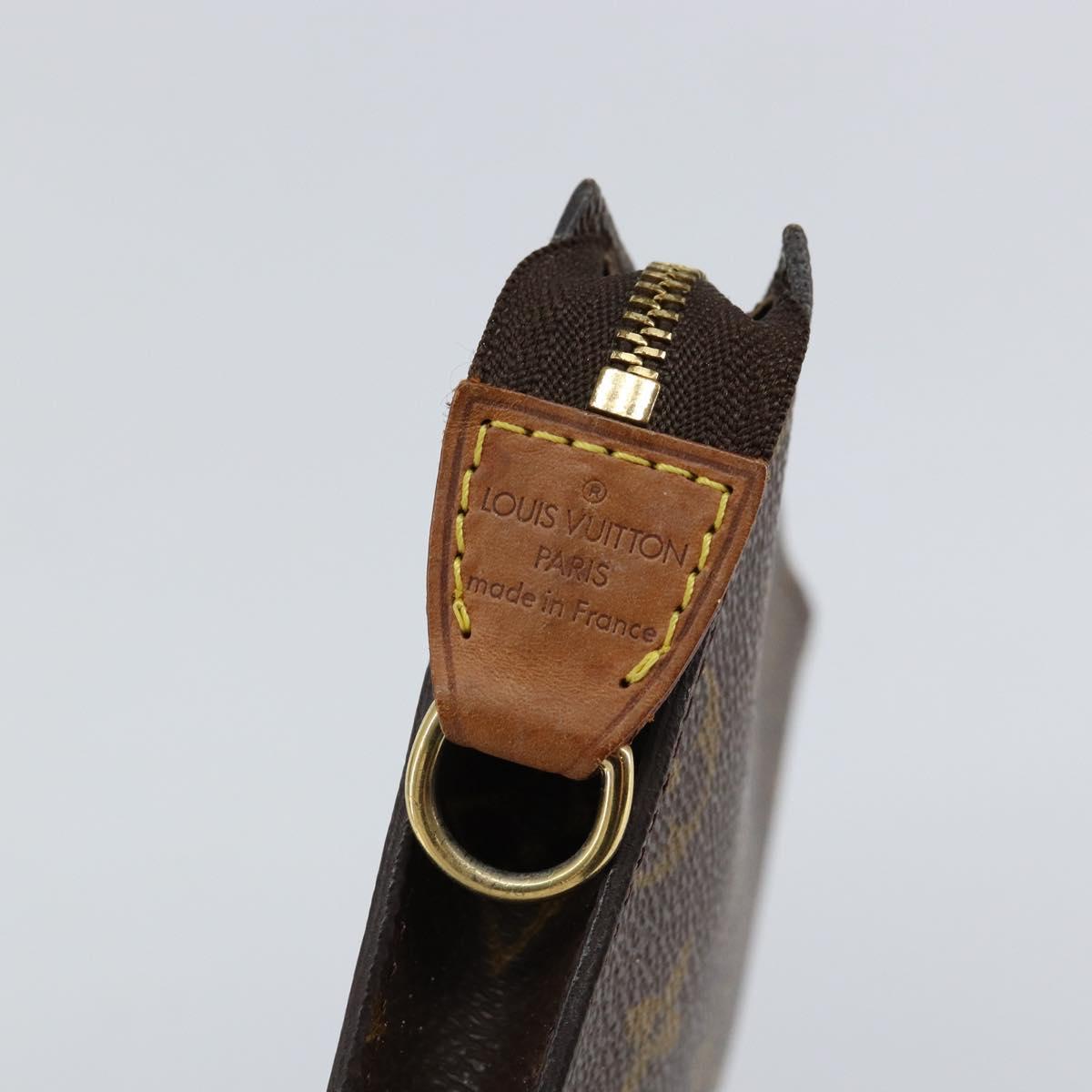 LOUIS VUITTON Monogram Bucket PM Accessory Pouch LV Auth 144292