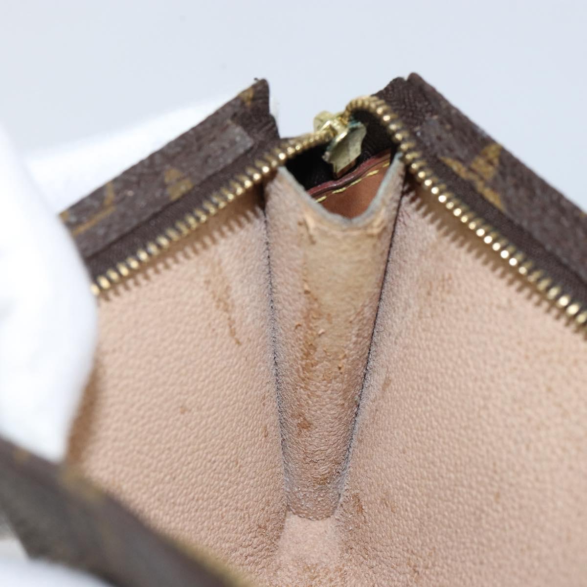 LOUIS VUITTON Monogram Bucket PM Accessory Pouch LV Auth 144292