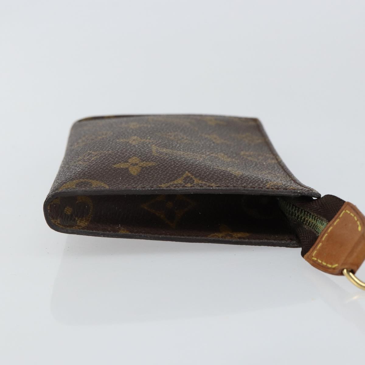 LOUIS VUITTON Monogram Bucket PM Accessory Pouch LV Auth 144292