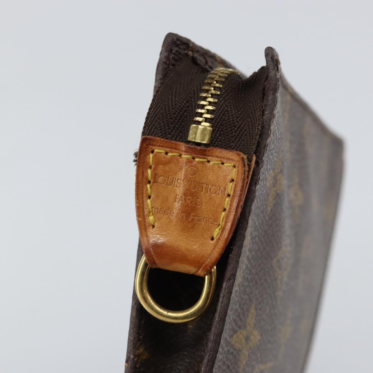 LOUIS VUITTON Monogram Bucket PM Accessory Pouch LV Auth 144293