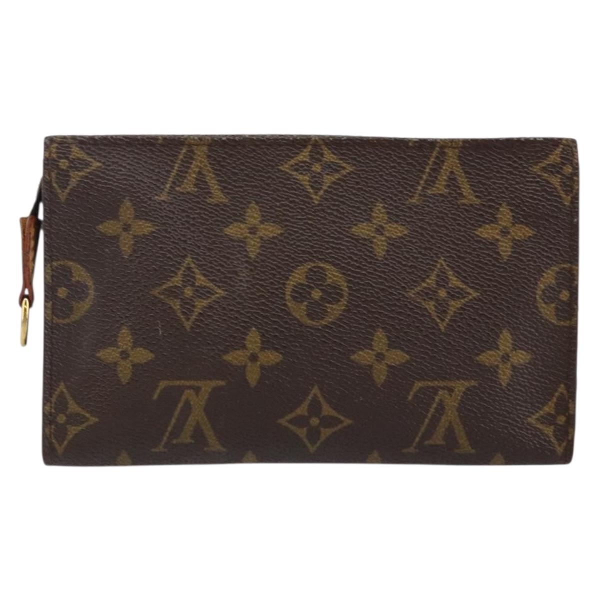 LOUIS VUITTON Monogram Bucket PM Accessory Pouch LV Auth 144293
