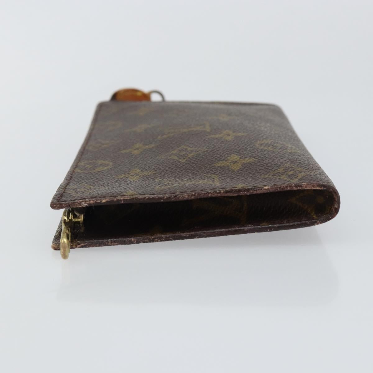 LOUIS VUITTON Monogram Bucket GM Accessory Pouch LV Auth 144294