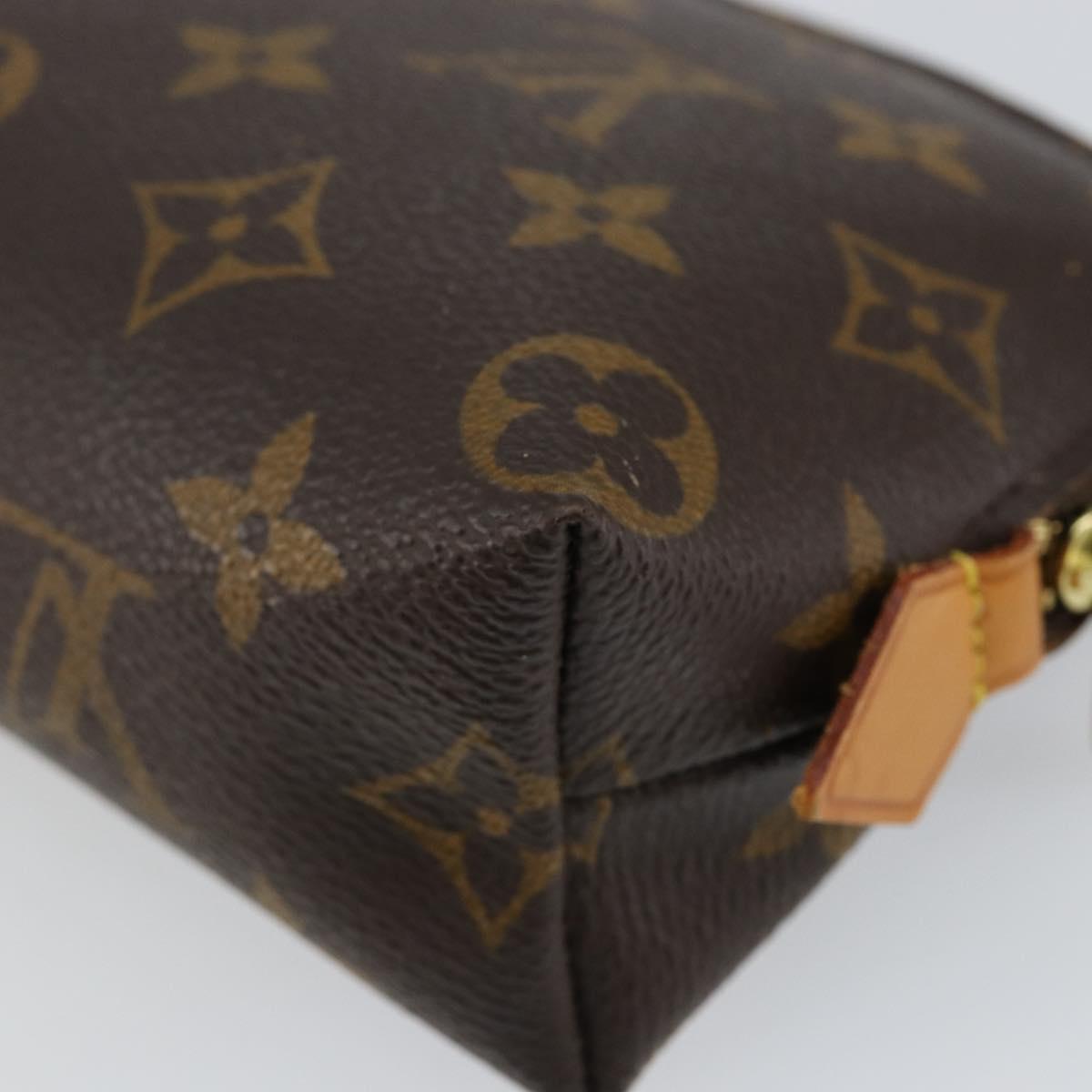 LOUIS VUITTON Monogram Pochette Cosmetic PM Pouch M43998 LV Auth 144295