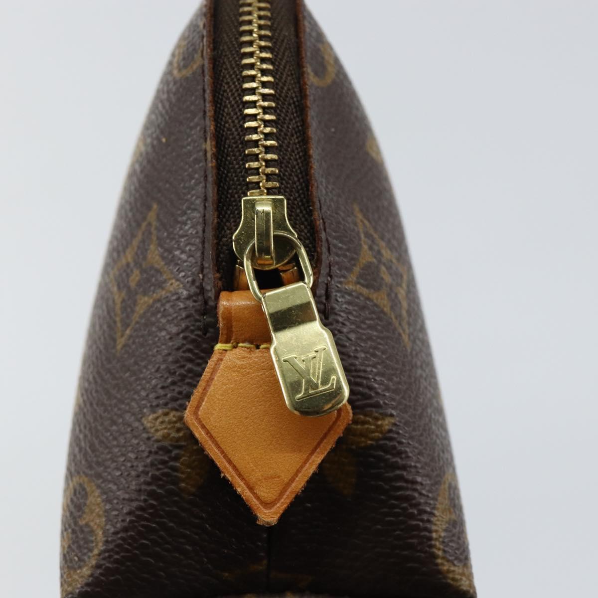 LOUIS VUITTON Monogram Pochette Cosmetic PM Pouch M43998 LV Auth 144295