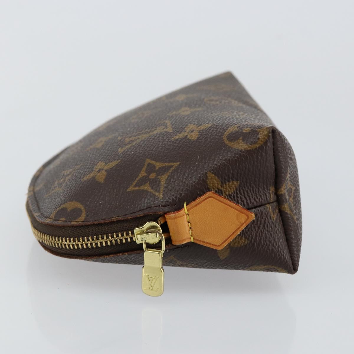 LOUIS VUITTON Monogram Pochette Cosmetic PM Pouch M43998 LV Auth 144295