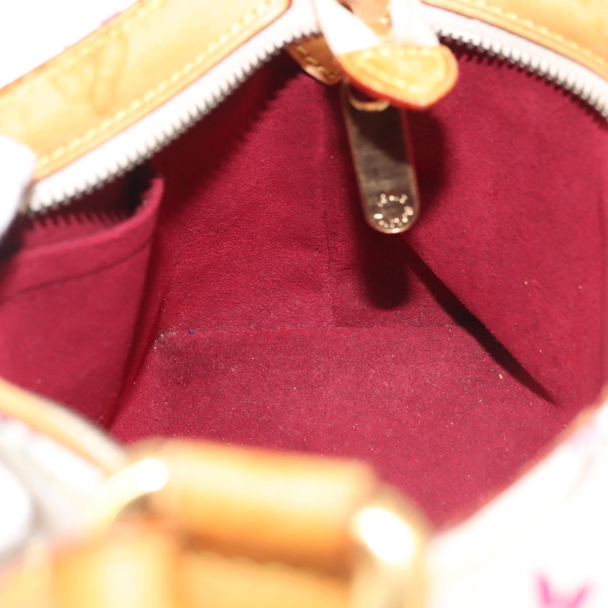 LOUIS VUITTON Monogram Multicolor Eliza Shoulder Bag White M40098 LV Auth 144297