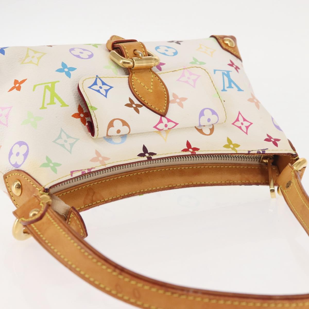 LOUIS VUITTON Monogram Multicolor Eliza Shoulder Bag White M40098 LV Auth 144297