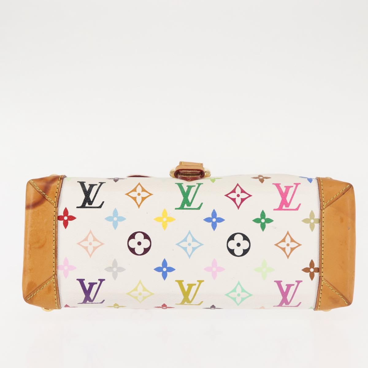 LOUIS VUITTON Monogram Multicolor Eliza Shoulder Bag White M40098 LV Auth 144297