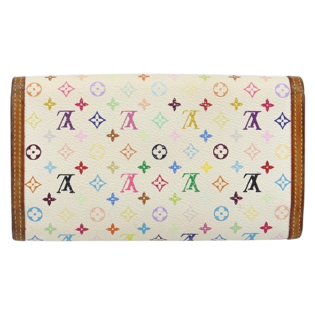 LOUIS VUITTON Multicolor Porte Tresor International Wallet M92659 Auth 144313