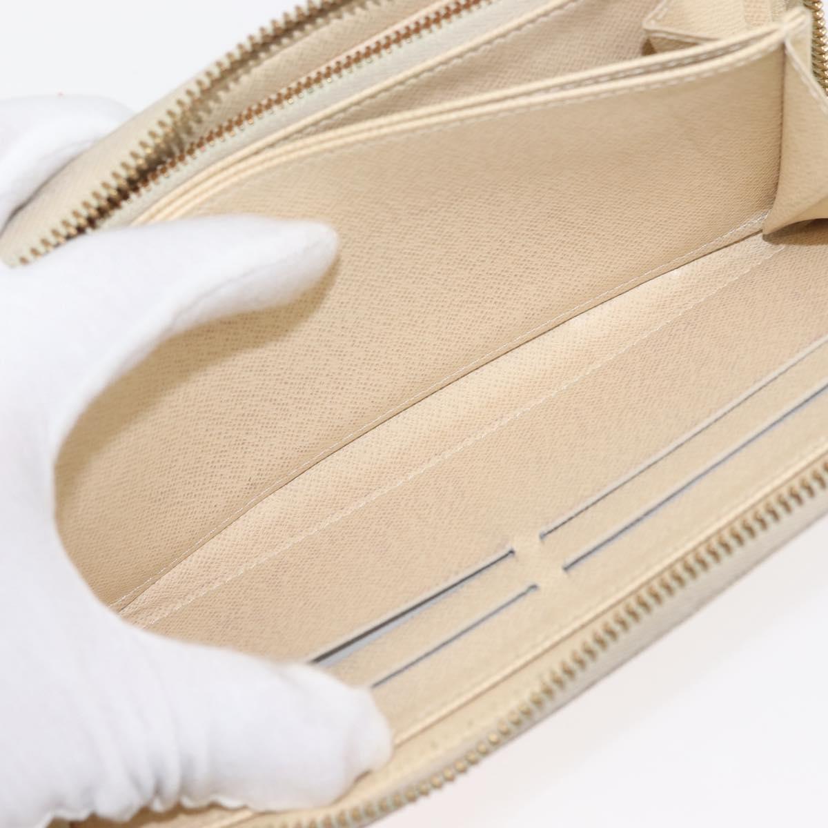 LOUIS VUITTON Damier Azur Zippy Wallet Long Wallet N60019 LV Auth 144314