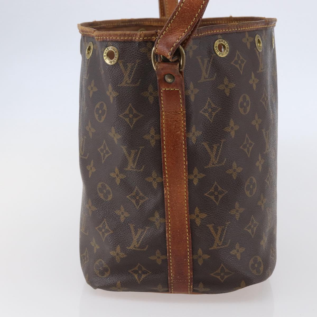 LOUIS VUITTON Monogram Petit Noe Shoulder Bag M42226 LV Auth 144322