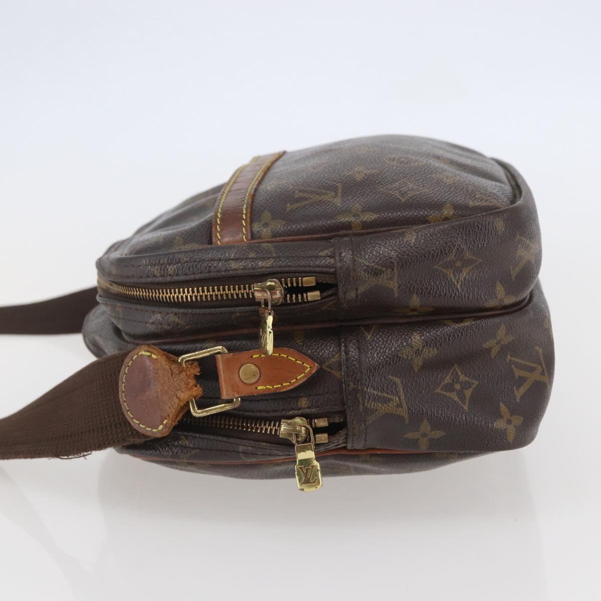 LOUIS VUITTON Monogram Reporter PM Shoulder Bag M45254 LV Auth 144323