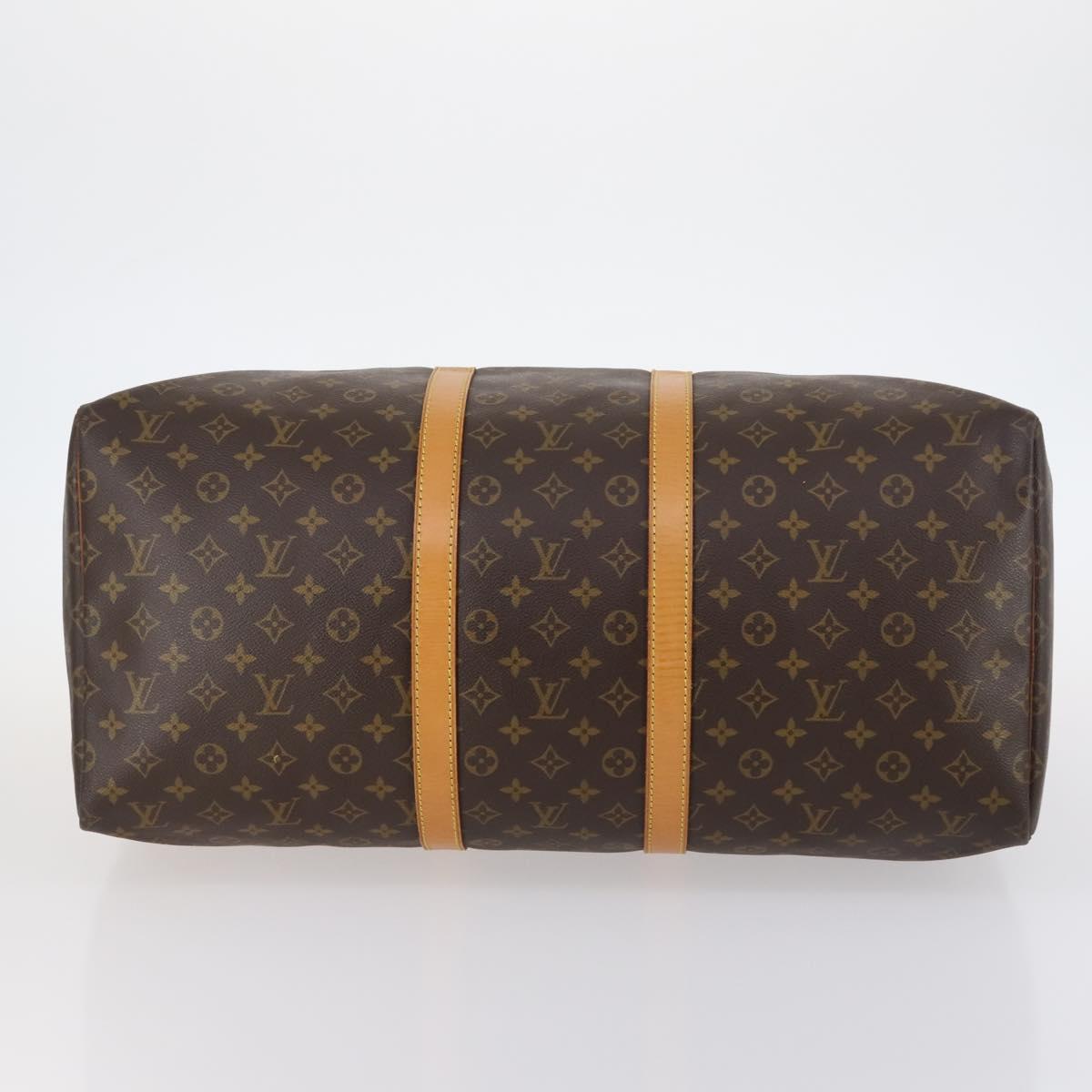 LOUIS VUITTON Monogram Keepall 55 Boston Bag M41424 LV Auth 144324
