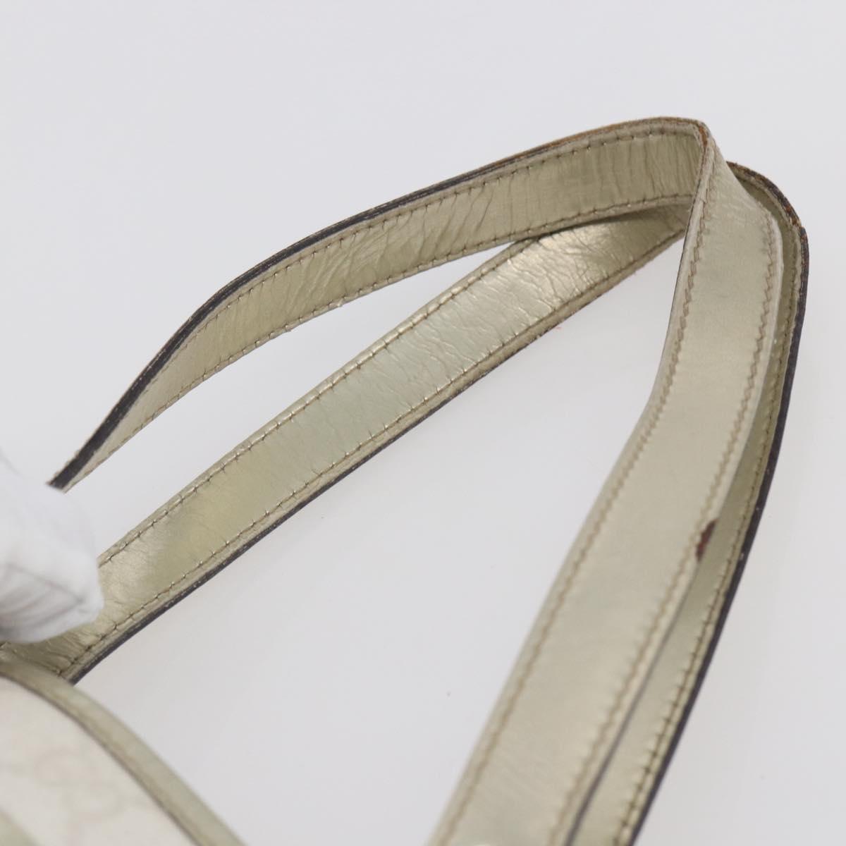 GUCCI GG Supreme Tote Bag PVC Ivory Gold 189896 Auth 144327