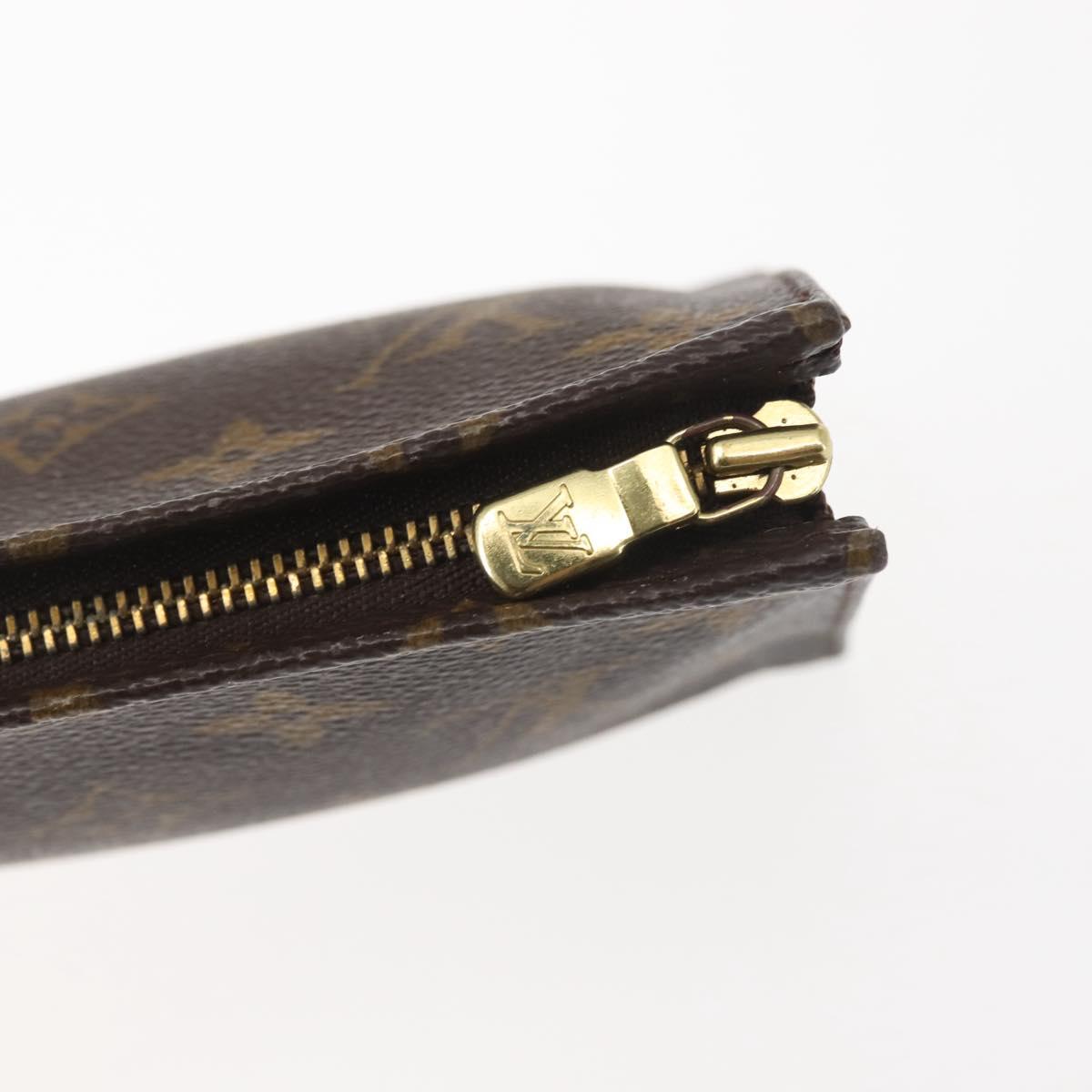 LOUIS VUITTON Monogram Poche Toilette 15 Pouch M47546 LV Auth 144339
