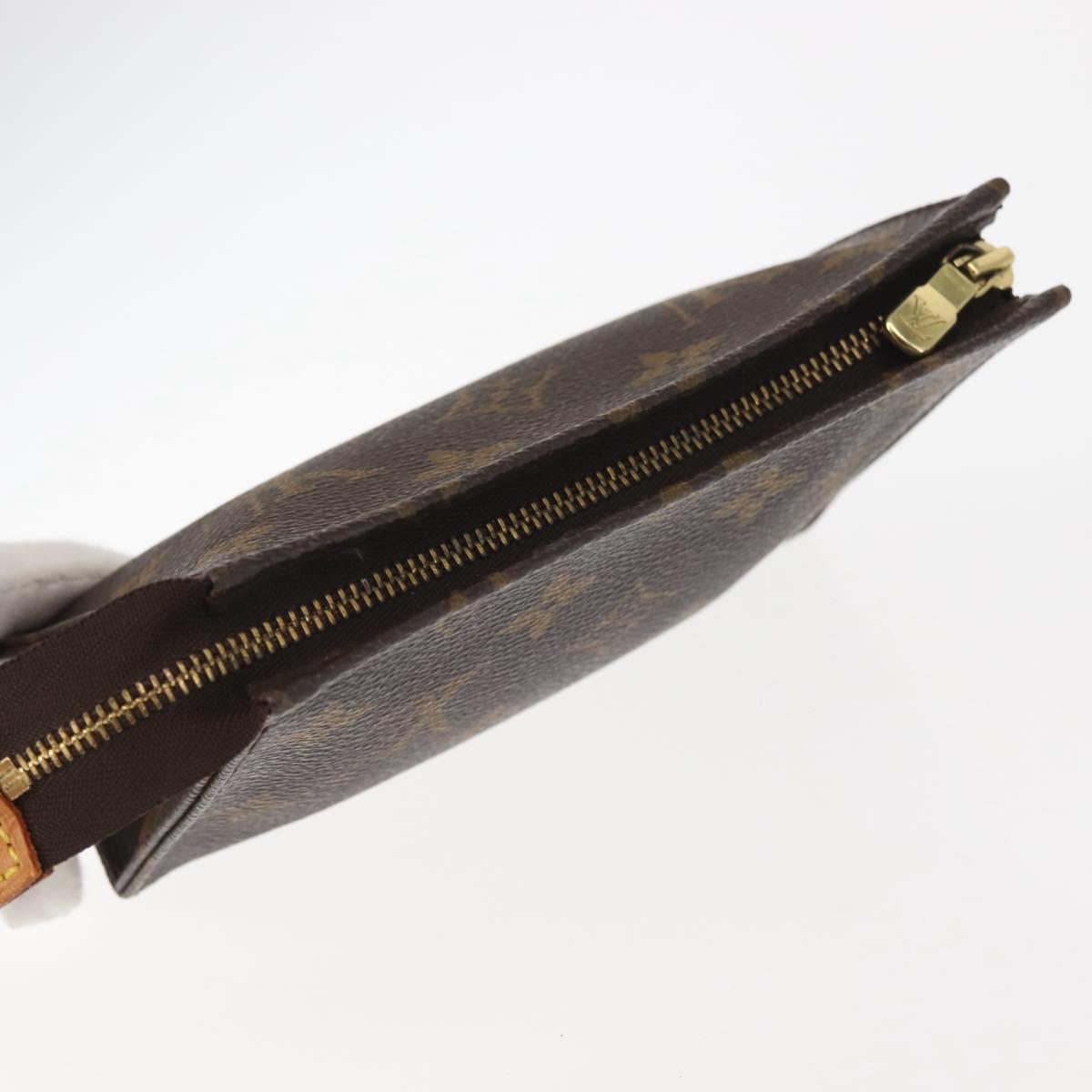 LOUIS VUITTON Monogram Poche Toilette 15 Pouch M47546 LV Auth 144339