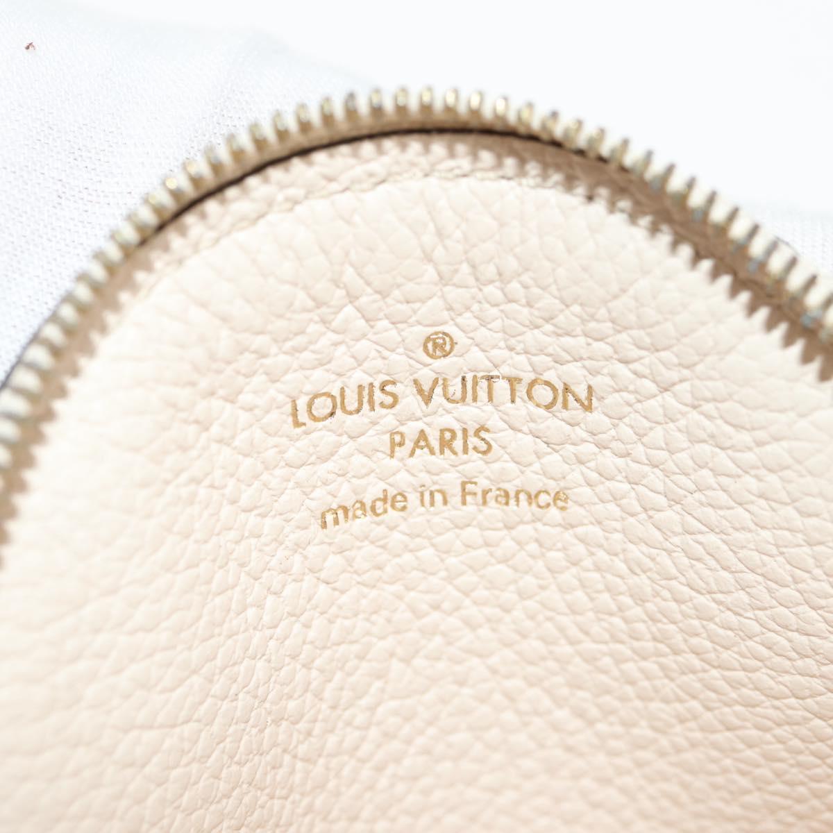 LOUIS VUITTON Monogram Empreinte Pochette Trio Pouch Pink M80407 LV Auth 144344A