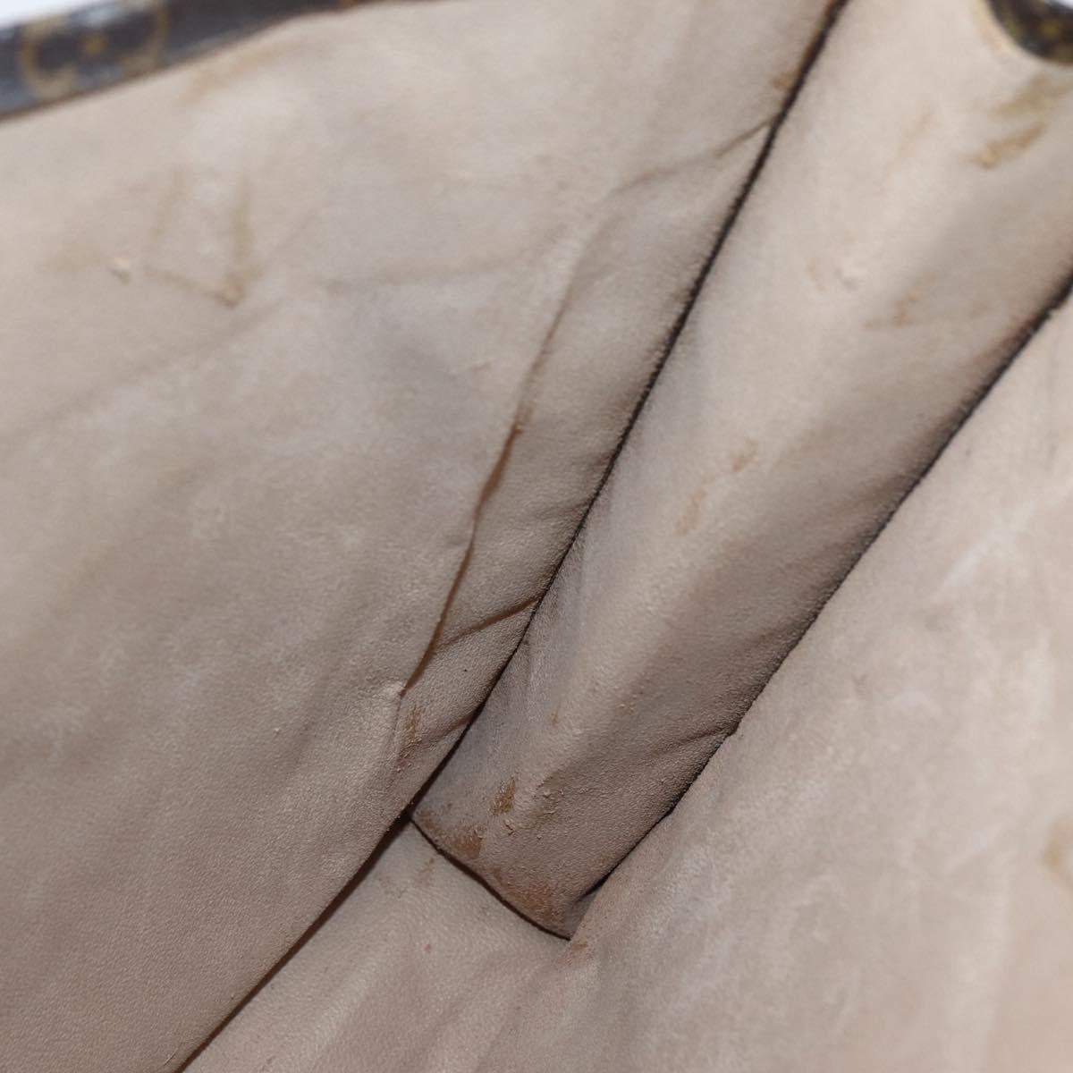 LOUIS VUITTON Monogram Sac Plat Hand Bag M51140 LV Auth 144364