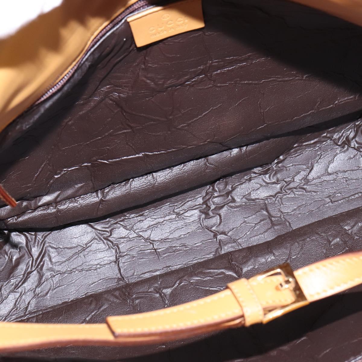 GUCCI GG Canvas Sherry Line Shoulder Bag Beige Gold 000 0849 2684 Auth 144368