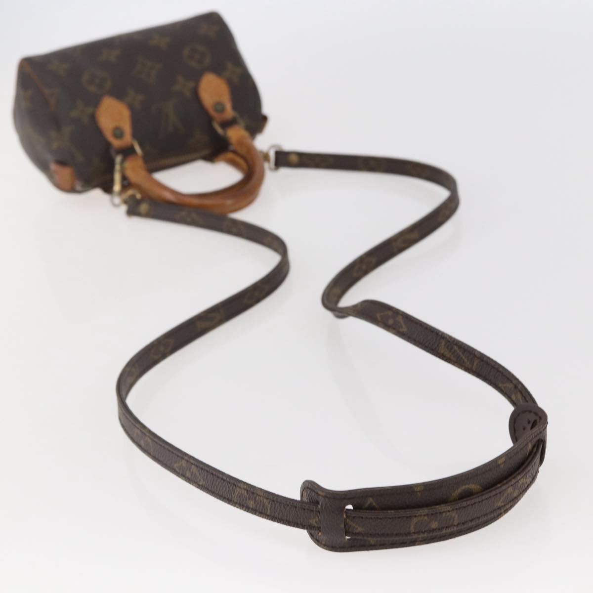 LOUIS VUITTON Monogram Mini Speedy Hand Bag M41534 LV Auth 144370