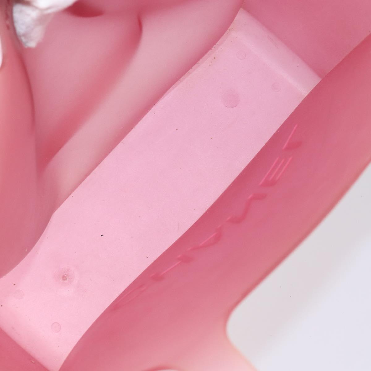 CHANEL Shoulder Bag Rubber Red CC Auth 144373