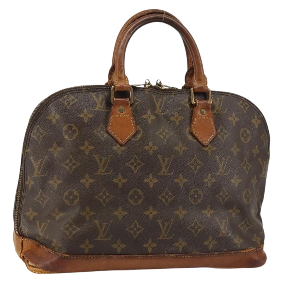 LOUIS VUITTON Monogram Alma Hand Bag M51130 LV Auth 144403