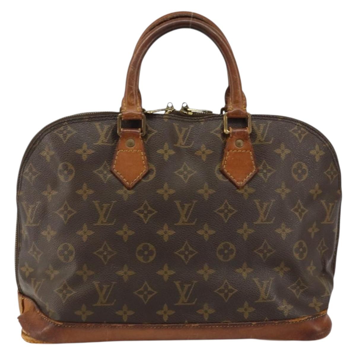 LOUIS VUITTON Monogram Alma Hand Bag M51130 LV Auth 144403