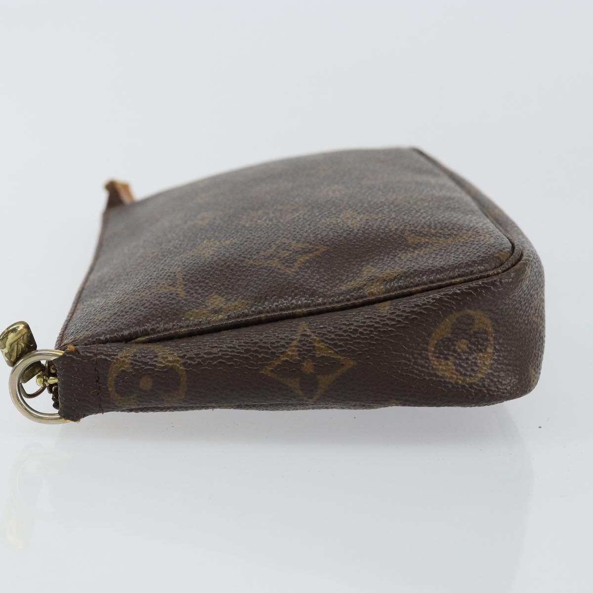 LOUIS VUITTON Monogram Pochette Accessoires Pouch M51980 LV Auth 144405
