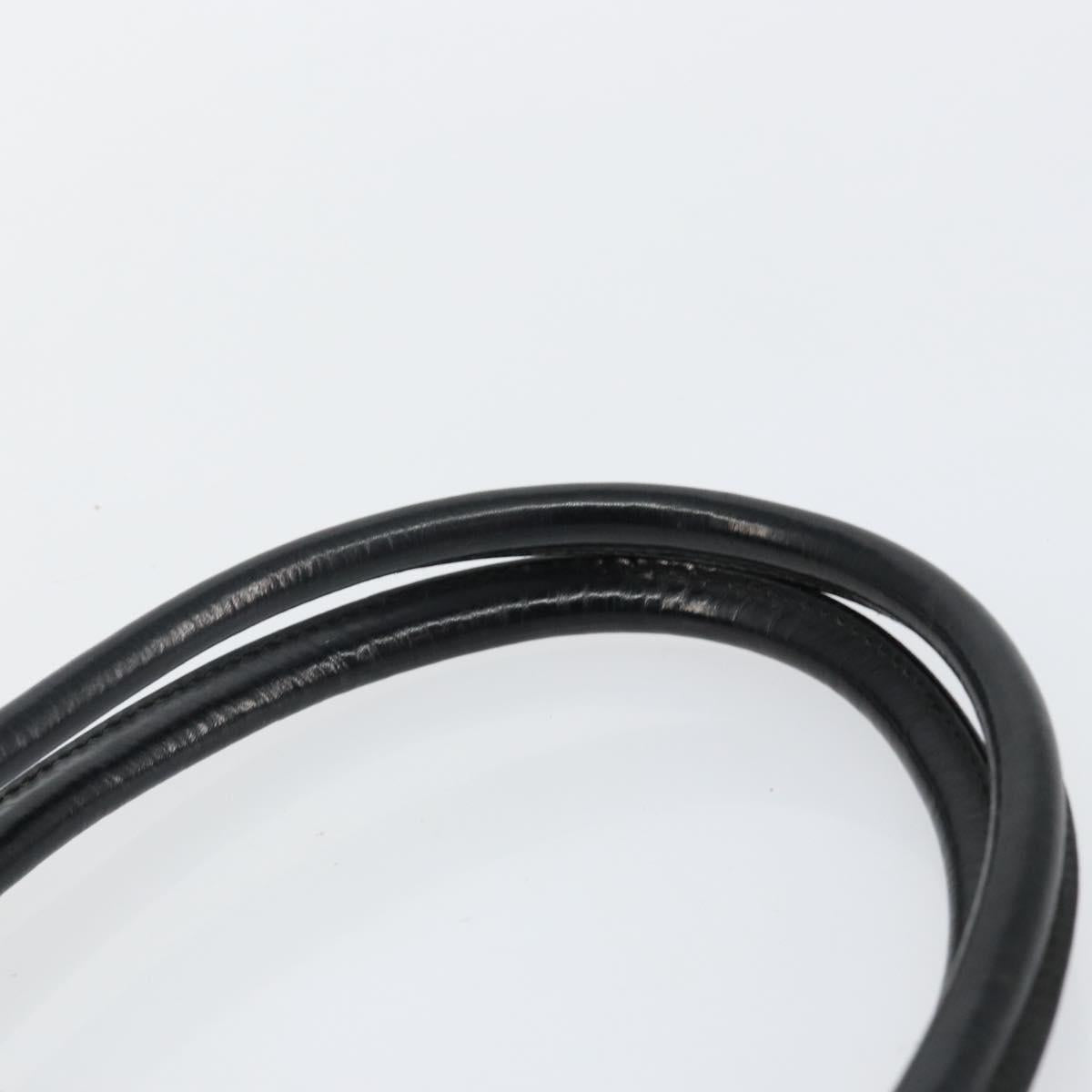 GUCCI GG Canvas Jackie Hand Bag Black Silver 002 1065 Auth 144418