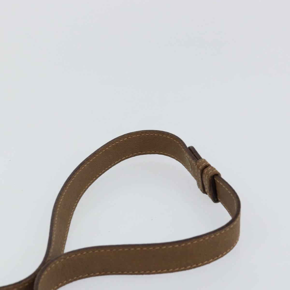 GUCCI GG Supreme Web Sherry Line Bag PVC Beige Gold 14 02 013 Auth 144420