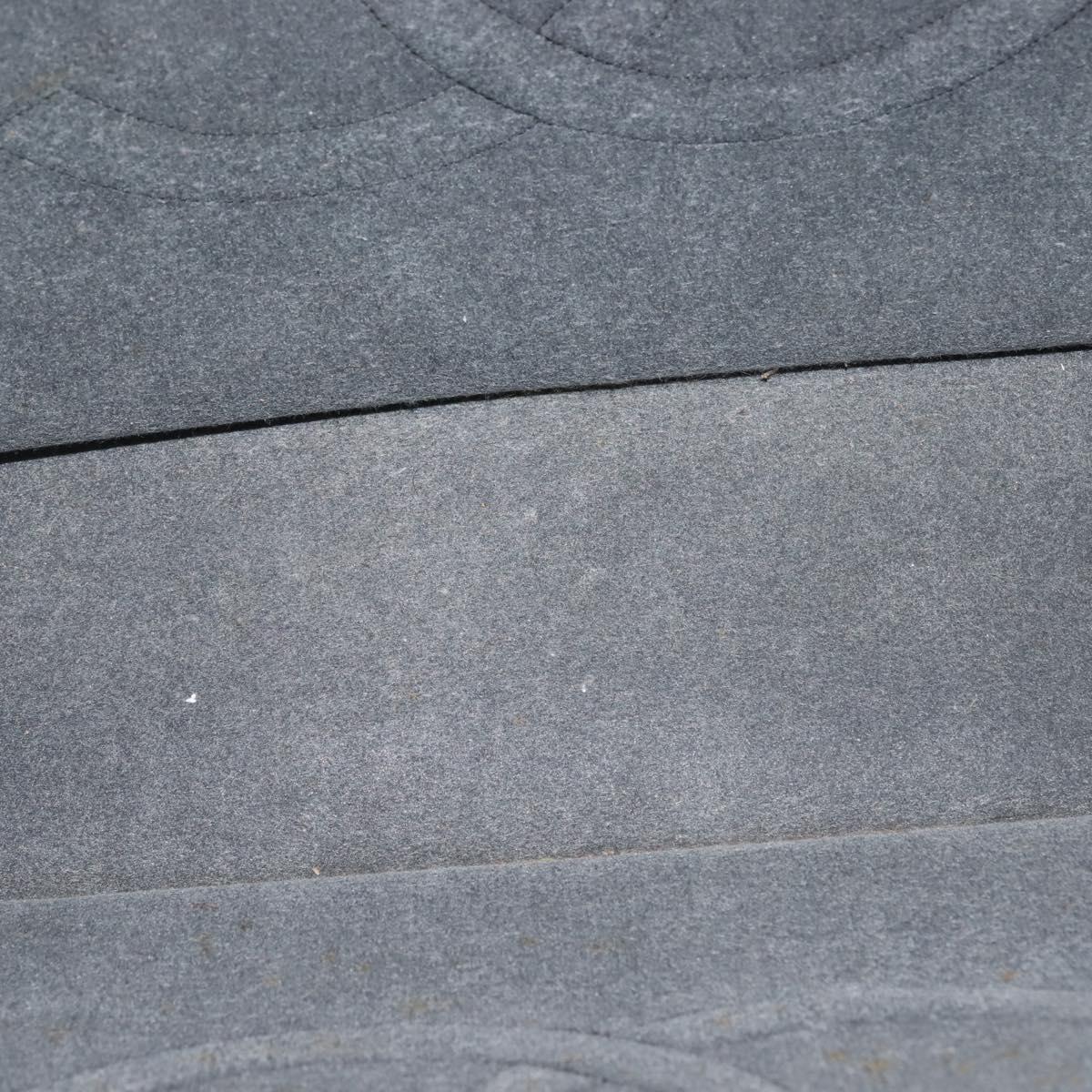 CHANEL COCO Mark Tote Bag Rubber Black CC Auth 144424