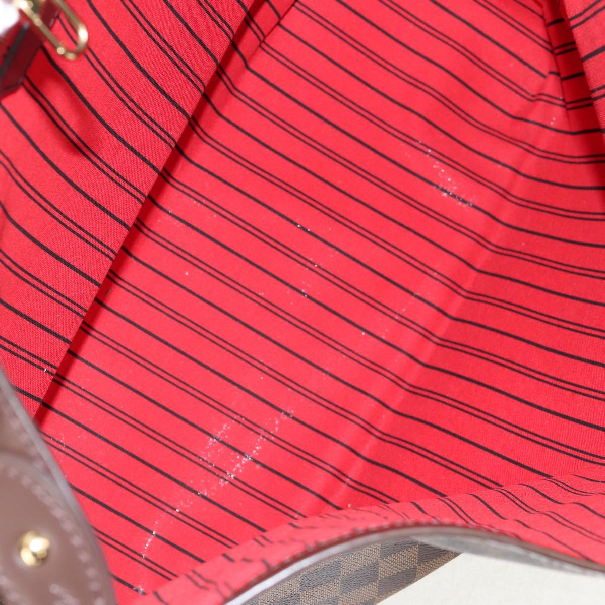 LOUIS VUITTON Damier Ebene Delightful MM Shoulder Bag N41460 LV Auth 144425M