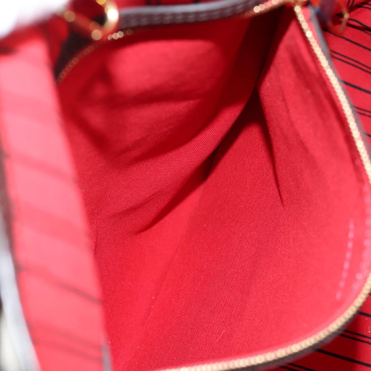 LOUIS VUITTON Damier Ebene Delightful MM Shoulder Bag N41460 LV Auth 144425M