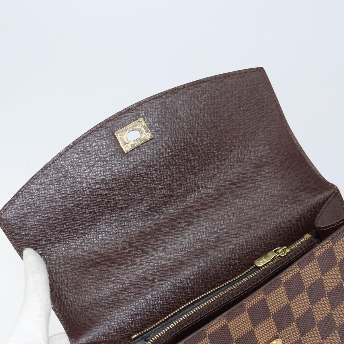 LOUIS VUITTON Damier Ebene Malesherbes Hand Bag N51379 LV Auth 144426