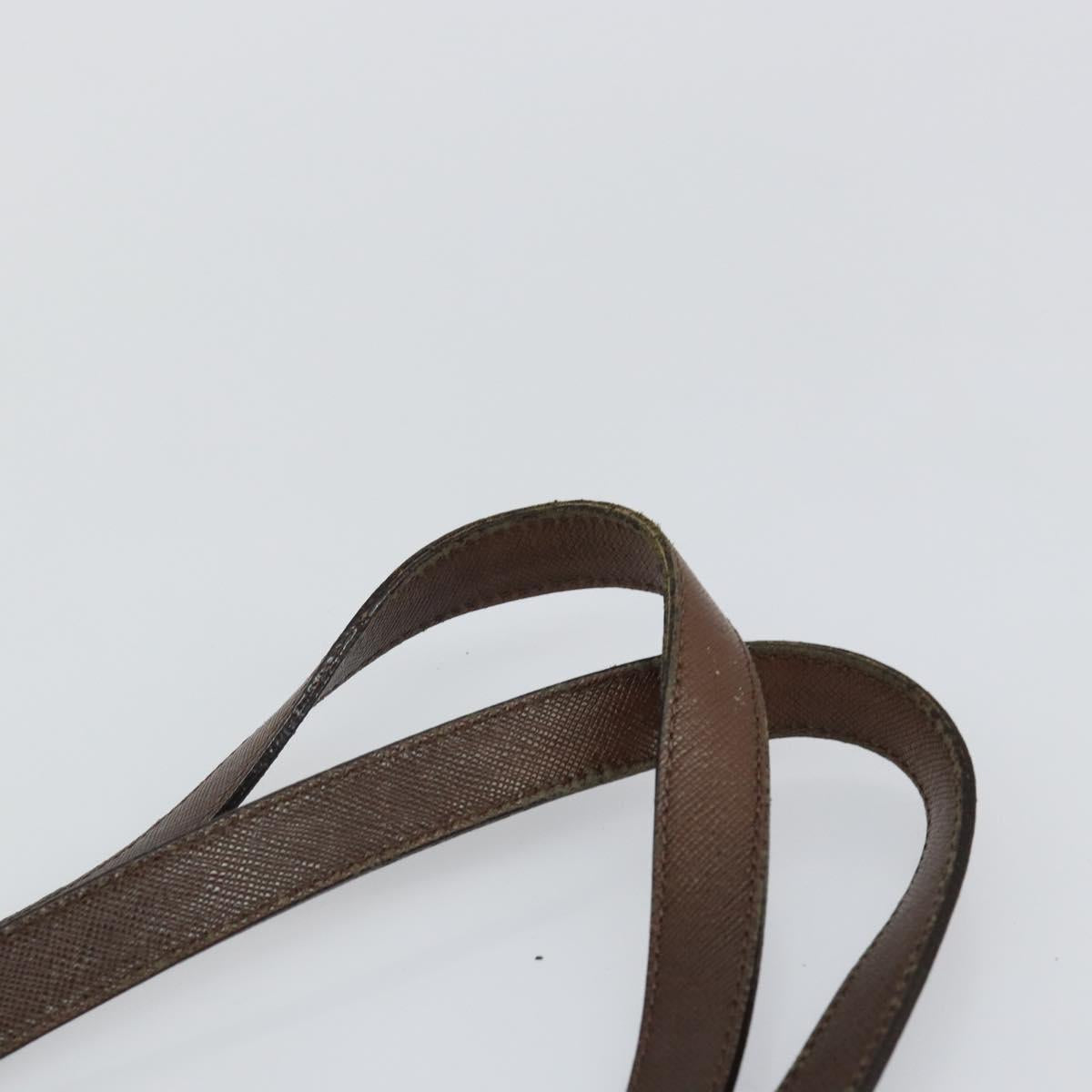 BURBERRY Nova Check Tote Bag Canvas Leather Beige Silver Auth 144429