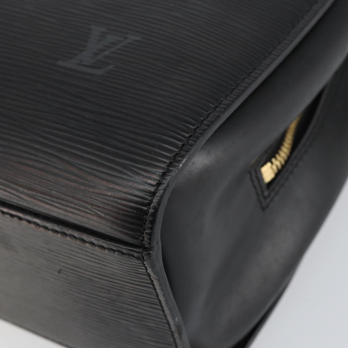 LOUIS VUITTON Epi Sorbonne Business Bag Black M54512 LV Auth 144450