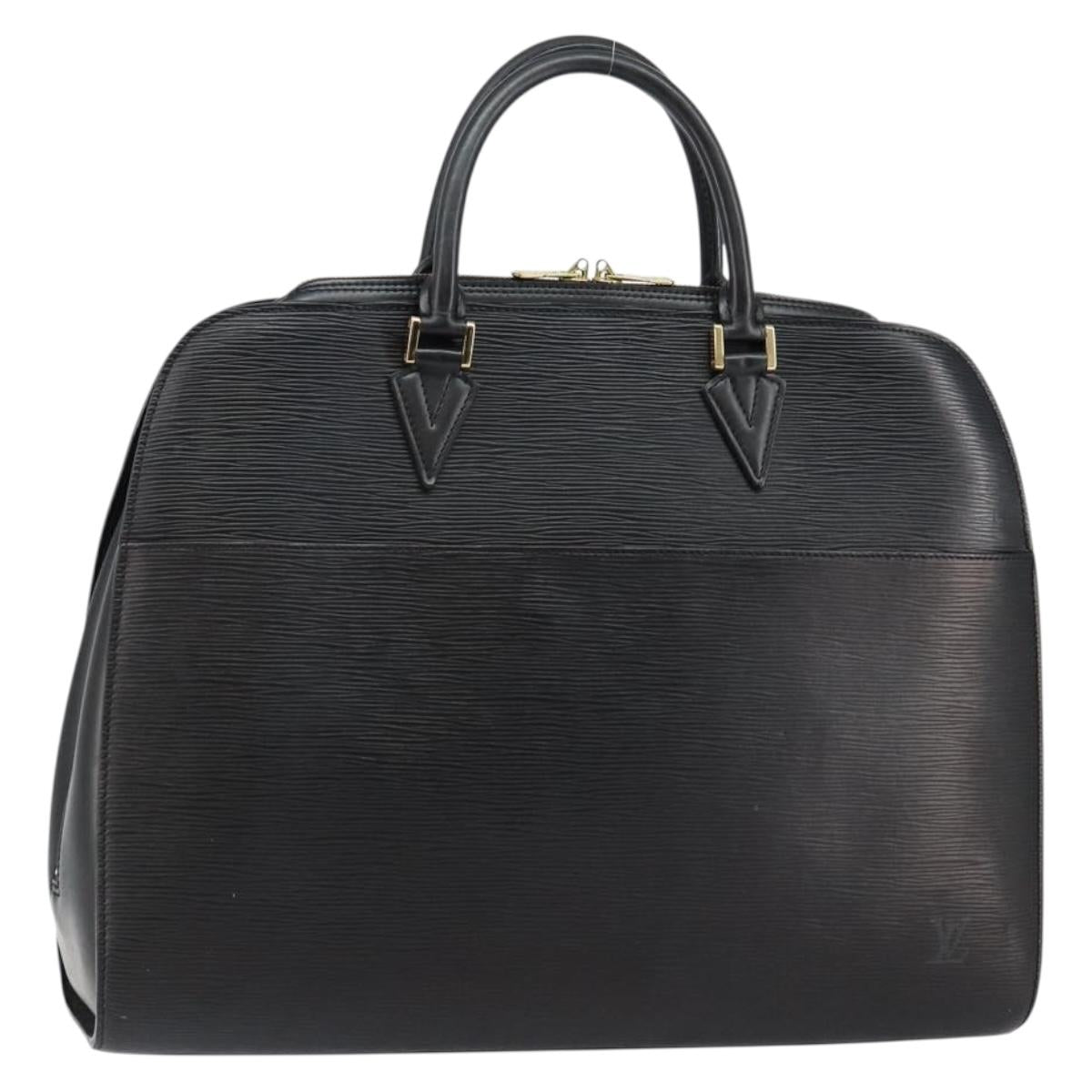 LOUIS VUITTON Epi Sorbonne Business Bag Black M54512 LV Auth 144450
