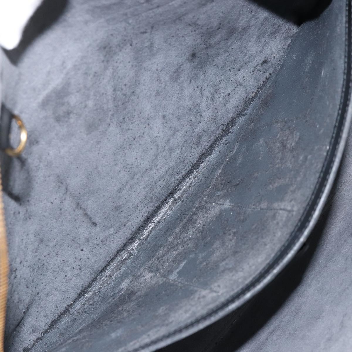 LOUIS VUITTON Epi Sorbonne Business Bag Black M54512 LV Auth 144450