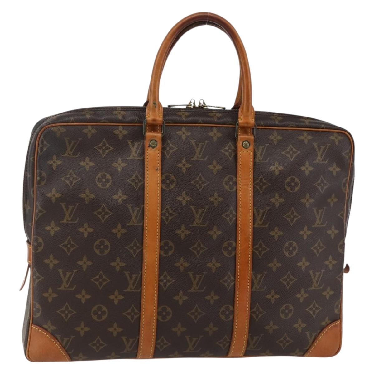 LOUIS VUITTON Monogram Porte Documents Voyage Business Bag M52005 LV Auth 144451