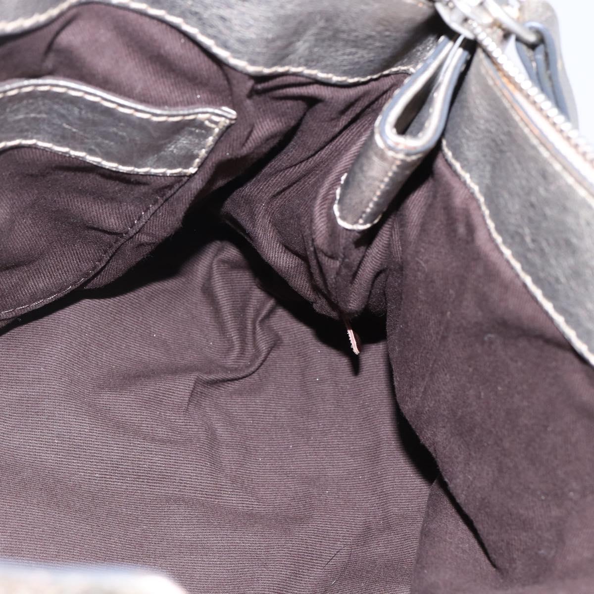 Chloe Kerala Hand Bag Leather Champagne Gold Auth 144479