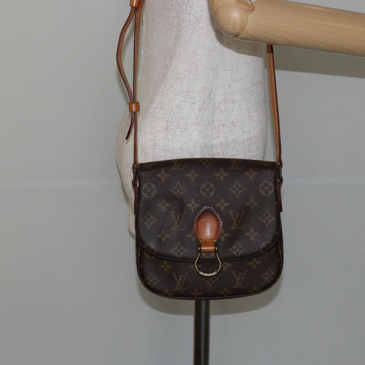LOUIS VUITTON Monogram Saint Cloud MM Shoulder Bag M51243 LV Auth 144486