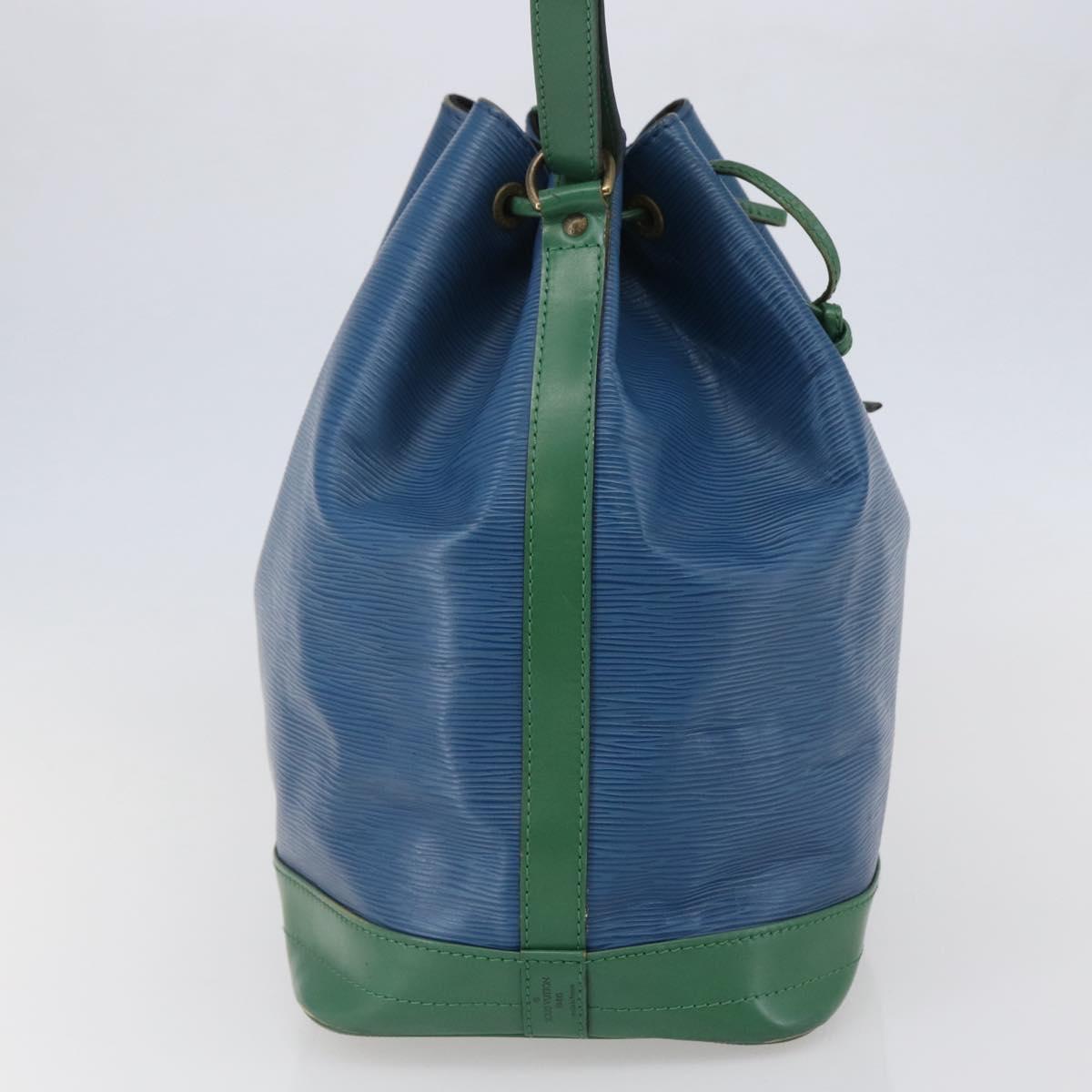 LOUIS VUITTON Epi Noe Shoulder Bag Bicolor Green Blue M44044 LV Auth 144494