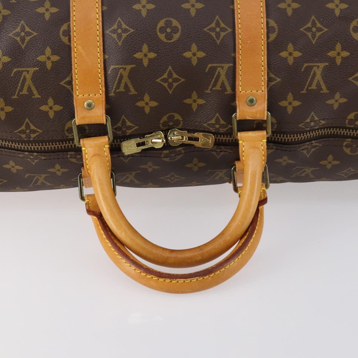 LOUIS VUITTON Monogram Keepall 50 Boston Bag M41426 LV Auth 144497
