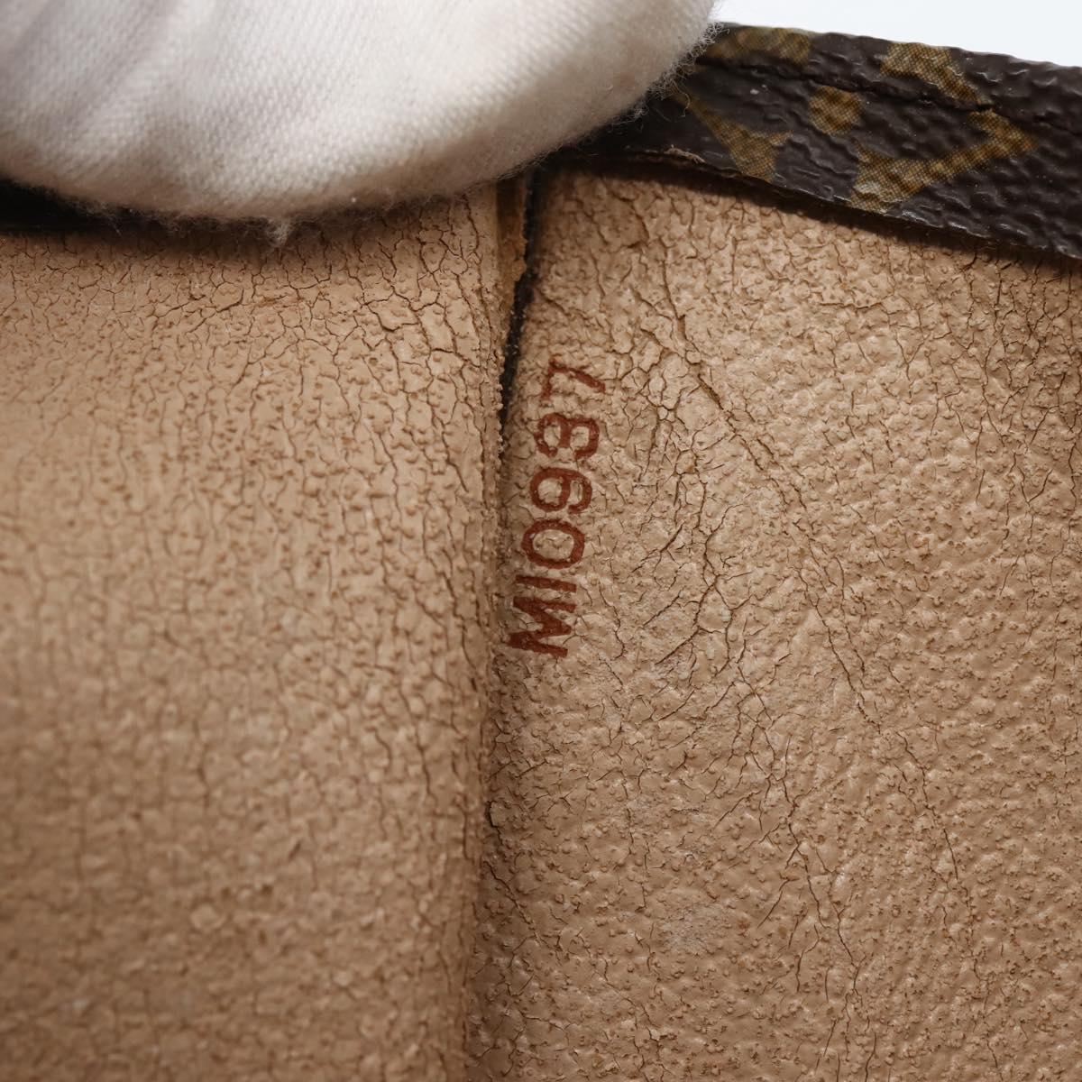 LOUIS VUITTON Monogram Sac Plat Hand Bag M51140 LV Auth 144500