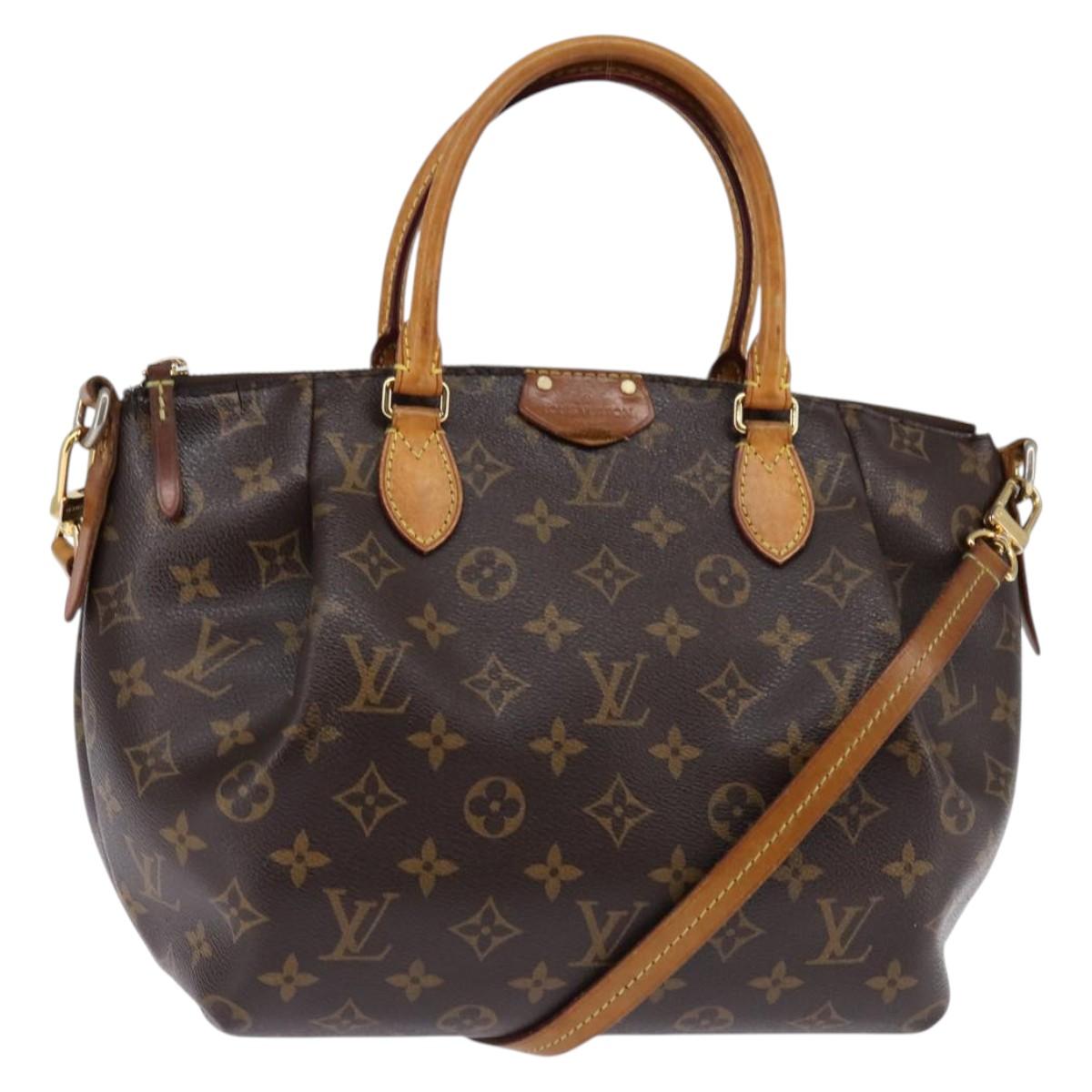 LOUIS VUITTON Monogram Turen PM Hand Bag 2way M48813 LV Auth 144501