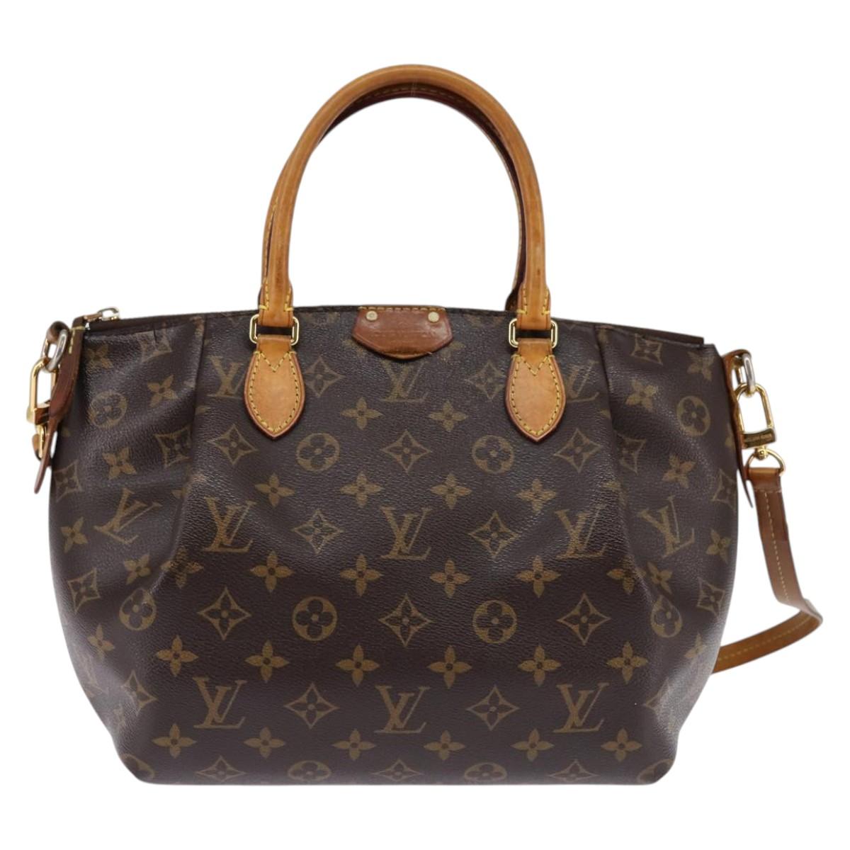 LOUIS VUITTON Monogram Turen PM Hand Bag 2way M48813 LV Auth 144501